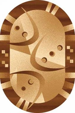 DA VINCI - d089 - BEIGE-BROWN