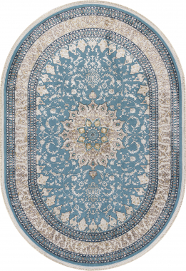 DELINA - M108A - BLUE / CREAM