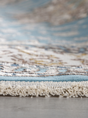 DELINA - M108A - BLUE / CREAM