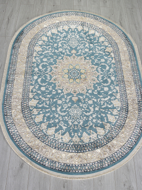 DELINA - M108A - BLUE / CREAM