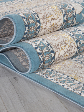 DELINA - M108A - BLUE / CREAM