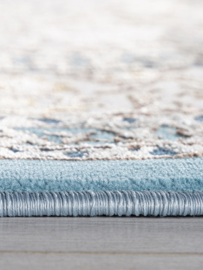 DELINA - M108A - BLUE / CREAM