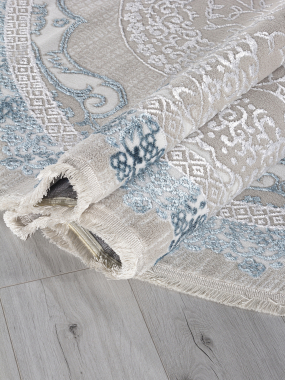 EFSAN - Q010A - CREAM SHRINK / BLUE FDY