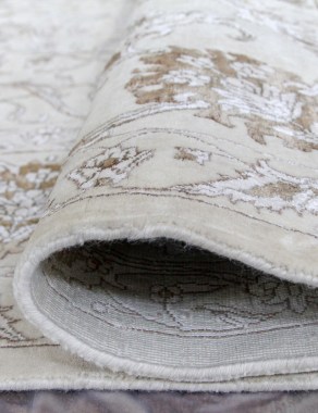 Индия шерсть шелк 14x14 - 790A - IVORY / IVORY