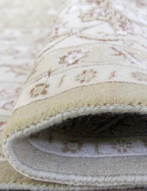 Индия шерсть шелк 14x14 - 798A - LR.GOLD/IVORY