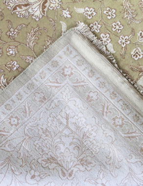 Индия шерсть шелк 14x14 - 798A - LR.GOLD/IVORY