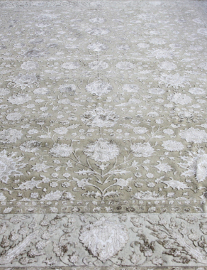 Индия шерсть шелк 14x14 - 802 - BEIGE / IVORY