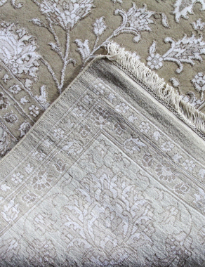 Индия шерсть шелк 14x14 - 802 - BEIGE / IVORY