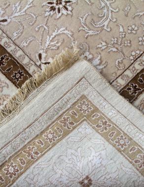 Индия шерсть шелк 14x14 - 803 - BEIGE / IVORY