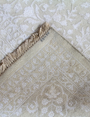 Индия шерсть шелк 14x14 - 810 - IVORY / IVORY