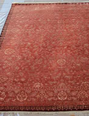 Индия шерсть шелк 14x14 - 825 - RED