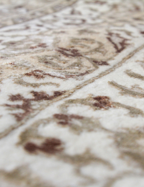 Индия шерсть шелк 14x14 - 863 - IVORY/BEIGE