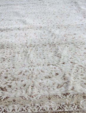 Индия шерсть шелк 14x14 - 863 - IVORY/BEIGE