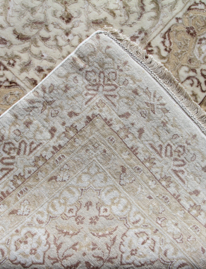 Индия шерсть шелк 14x14 - 863 - IVORY/BEIGE
