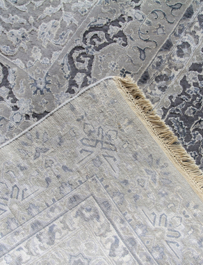 Индия шерсть шелк 14x14 - 863 - SILVER/LR.BLUE