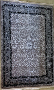Индия шерсть шелк 14x14 - 864 - SILVER / BLUE