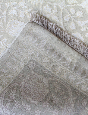 Индия шерсть шелк 14x14 - K1 - IVORY / BEIGE