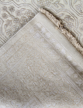 Индия шерсть шелк 14x14 - K2 - IVORY