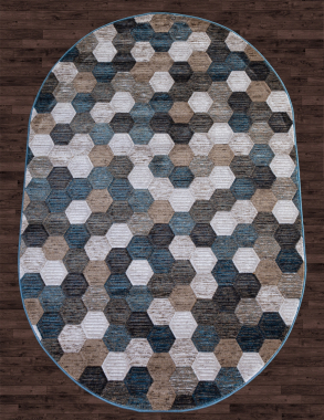 MATRIX - D579 - BEIGE-BLUE