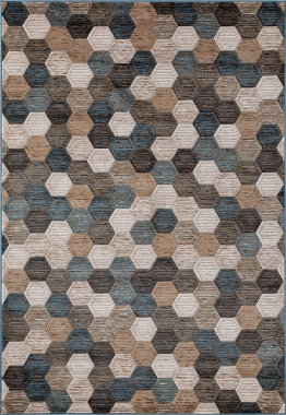 MATRIX - D579 - BEIGE-BLUE