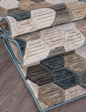 MATRIX - D579 - BEIGE-BLUE