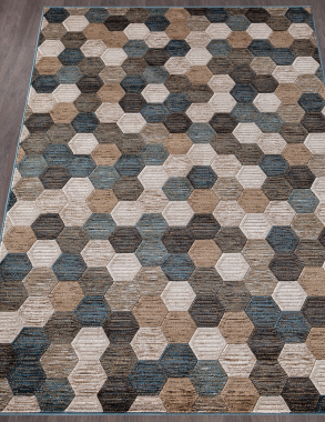MATRIX - D579 - BEIGE-BLUE