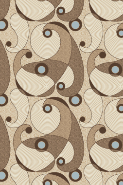 MEGA CARVING - 8435 - CREAM-BROWN