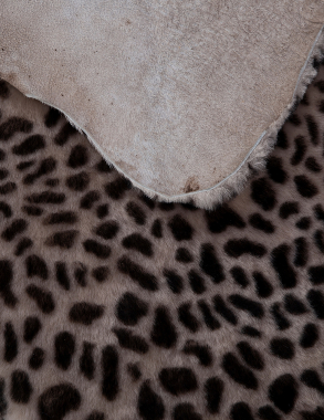 Мутон АВ - LEOPARD - BEIGE 2