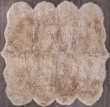 Овчина Sheepskin - Sheepskin 195x190 - светло бежевый