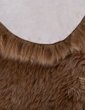 Овчина Sheepskin - Sheepskin 55x95 - рыжевато - коричневый