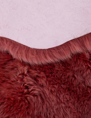 Овчина Sheepskin - Sheepskin 95x190 - коралловый