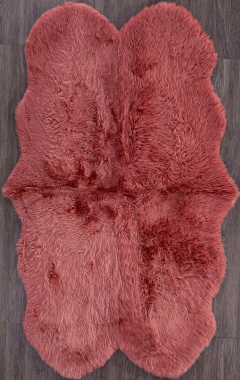 Овчина Sheepskin - Sheepskin 95x190 - коралловый