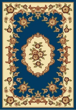 PACIFIC CARVING - 0037A - NAVY / CREAM