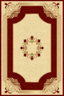 PACIFIC CARVING - 0058 - CREAM / BORDEAUX