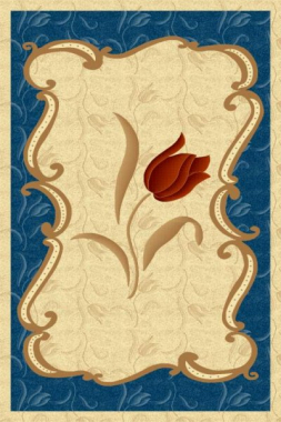 PACIFIC CARVING - 0060 - CREAM / NAVY