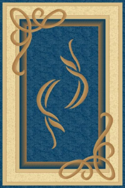 PACIFIC CARVING - 0094 - NAVY / CREAM