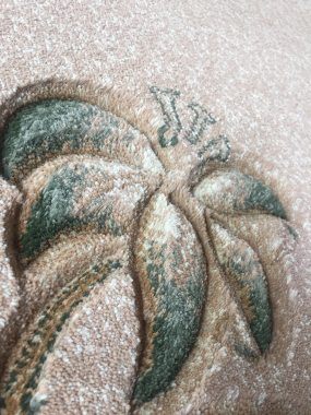 PACIFIC CARVING - 0113 - BEIGE / D.GREEN