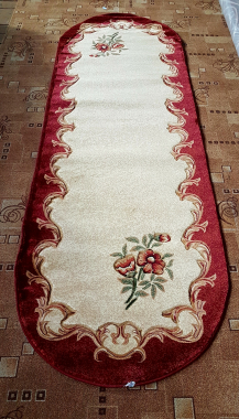 PACIFIC CARVING - 0250 - CREAM / BORDEAUX