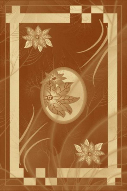 PACIFIC CARVING - 0417 - BROWN / CREAM