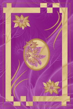 PACIFIC CARVING - 0417 - VIOLET / CREAM