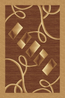 PACIFIC CARVING - 0591A - BROWN / D.BEIGE