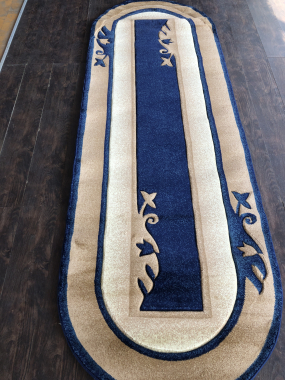 PACIFIC CARVING - 277 - NAVY / CREAM