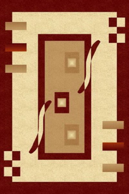 PACIFIC CARVING - 287 - CREAM / BORDEAUX