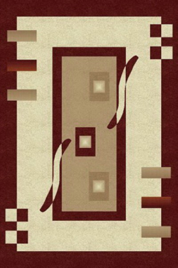 PACIFIC CARVING - 287 - CREAM / BROWN