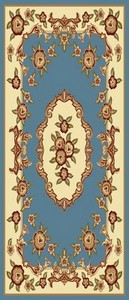 PACIFIC CARVING - 37 - BLUE/CREAM