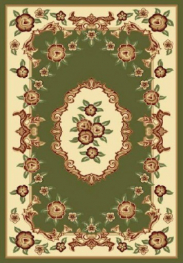 PACIFIC CARVING - 37 - D.GREEN / CREAM
