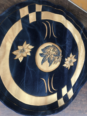 PACIFIC CARVING - 417 - NAVY / CREAM