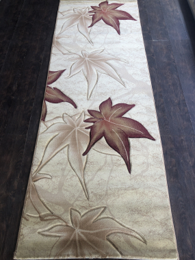 PACIFIC CARVING - 47 - CREAM/BROWN