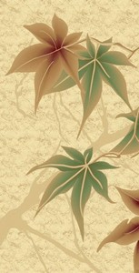 PACIFIC CARVING - 47 - CREAM/D.GREEN