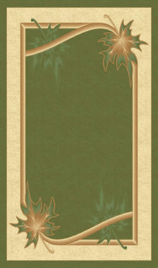 PACIFIC CARVING - 549 - D.GREEN / CREAM